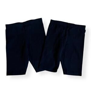 H&M Black Bike Shorts x2